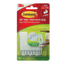 3M 코맨드 찍찍이 테이프 중형, 5개