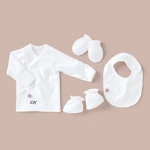 미스틱 아장아장 이니셜 자수 Set2 4종 패키지