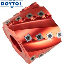 전문가용 나선형 커터 헤드 D125xH100xd50-6 플레너 블레이드 Machin 대패 두께 14mm 텅스텐 카바이드, 01 빨간