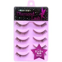 일본직발송 6. 다이아몬드 러시 다이아몬드 러쉬 DIAMOND LASH 【엔비 EYE】5 페어(상속눈썹용) 부러워하, One Size_One Color, 상세 설명 참조0, One Size_One Color