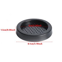 커피 필터 1 컵 2 컵 4 컵 블라인드 볼 51/53/58mm 비 가압 포터 필터 바구니 도징 링 브러시 우유 컵 필터, Silicone Mat