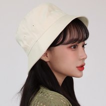 팸드님 베이직 무지 코튼 사계절 벙거지 버킷햇 남녀공용