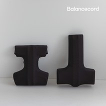 [SET] 발란스코드 카이로프랙틱 쿠션D + 쿠션, 블랙, 레드