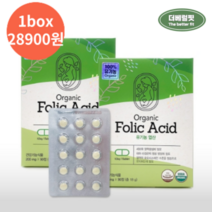 더베럴핏 유기농 엽산 6개월 180정, 3box