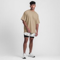 똑소녀 남성용 데일리 머슬핏 반팔 티셔츠
