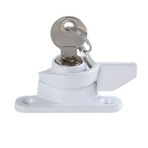 방문손잡이 Motorhome Windows Accessorie 안전 도어 잠금 캐러밴 옷장 화장실 욕실 손잡이 매듭 회전 장치, 03 white right