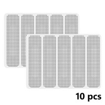 다중 크기 창 및 도어 스크린 수리 패치 접착 수리 키트 실내 곤충 파리 모기 창 스크린 커튼 모기장, 10pc 눈물 구멍 덮개