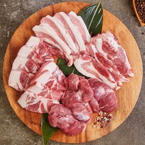 국내산 돼지뒷고기모듬(항정목살뽈살) 500g, 단품