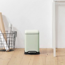 하우스레시피 무소음 페달 휴지통 6L 정사각, 3. 민트