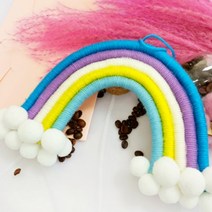 아이방벽지 아이방꾸미기 벽장식 벽인테리어 무지개 모빌 홈스타일링, 레드