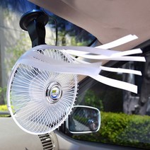 ECO 유리흡착식 차량용 선풍기 8인치 (12V/24V), 12V