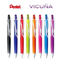 Pentel VICUNA 펜텔 비쿠나 볼펜 비쿠냐 0.5(BX155)/ 0.7(BX157), 0.5 청색(청색심)