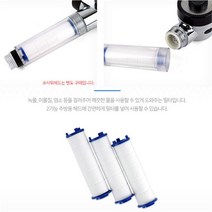 베스트몰 주방 석회수 염소 녹물제거필터 2기능 교체용 리필 3p (8162183)