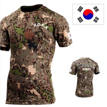 아미캠프 쿨론 로카 ROKA 디지털 반팔 밀리터리 기능성 아미 티