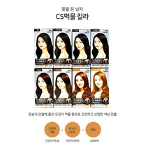 댕이몰 꽃을든남자 염색약 8종류, 진한갈색