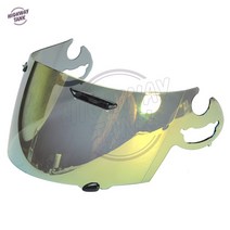 arai rr5 rx7-gpquantum st rx-q 체이서-v corsair-v axces 2 용 8 색 골드 이리듐 오토바이 풀 페이스 헬멧 바이저 렌즈 케이스, XL, 금