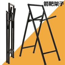 양궁 표적지 거치대 사격 연습 입문자 과녁 스탠드, 120cm 특수 원목 타겟 랙 이동 가능