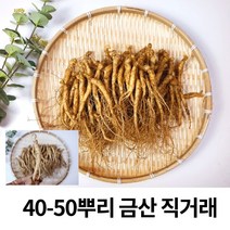 국내산 인삼 금산인삼 (40-50뿌리) 갈비탕용 인삼 삼계탕 재료 수삼