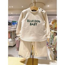 [블루독베이비 10] 23FW (CR)로고와이드상하복A HK 43A7067206