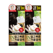 미쟝센 쉽고 빠른 거품 염색 새치전용, 3N 흑갈색, 10개