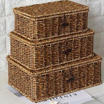 라탄 대형 화분 커버 가리개 소쿠리 해초 홈가드닝 거실 베란다 인테리어 핸드메이드 바구니, 라이트브라운