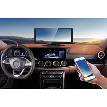 차량 무선 안드리오디 오토 내비 모니터 올인원, 무선 carplay  + 64G 카드  단렌즈
