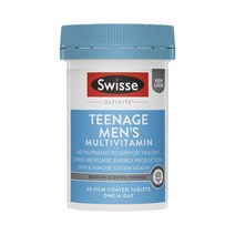Swisse 스위스 남학생 멀티비타민 60정 Teenage Mens Ultivite Multivitamin, 1개, 60개