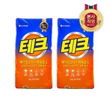 [KT알파쇼핑]테크 분말세제 6kg x 2개