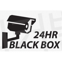 블랙박스 CCTV 스티커 녹화중 데칼 차량용 XG A6 스타렉스 더뉴카니발 모하비 싼타페 트랙스 K8 쏘나타 모닝 K5DL3 k3 스포티지R k5 HG 아반떼AD QM3, 1개, 그레이