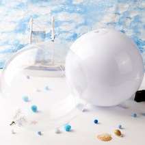 [아트랄라]큰 통통비치볼1개/비치볼만들기/비치볼꾸미기/여름, 투명재질