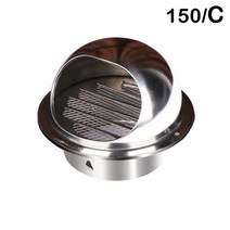 정화조 환풍기 환기구 배기팬 소형 미니 덕트 스테인레스 스틸 배기 캡 벽 천장 공기 환기 덕트 방수 커버, 03 C