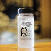 캠프코리아 예수님사랑 미니에코보틀01 친환경물통, 블랙, 350ml