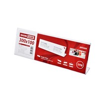 쇼케이스(단면) 7746 POP꽂이 아크릴꽂이 300x100 (mm) 1개입, 4개