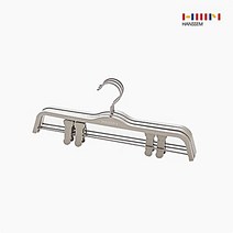 한샘 러버코팅 논슬립 하의용 옷걸이 3P 웜그레이