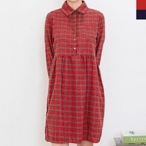 SS252 여자체크카라미니원피스