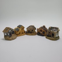 옛날집 미니어처 5종 인테리어소품 집피규어 테라리움, 3번