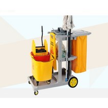 이동식 호텔 모텔 청소용카트 청소도구함, 9개들이 패키지(Chaobao Factory 직영