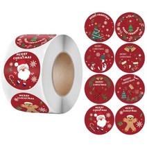 크리에이티브 크리스마스 패키지 스티커 용 500pcs 온라인 부티크 용 라벨 DIY 패키징 장식 태그 비즈니스 공급