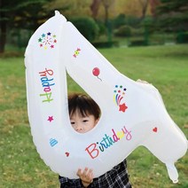 40 인치 화이트 숫자 풍선 데이지 호일 웨딩 크리스마스 베이비 샤워 생일 홈 장식 기념일 파티 공급, 08 4_02 40 인치