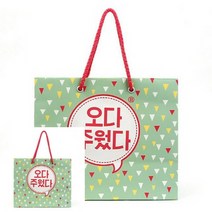 TYDL 오다 주웠다 종이쇼핑백 M 5개 1세트