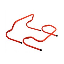 높이 뛰기 허들 ABS 2 판 접이식 및 휴대용 인 1 축구 트레이닝 스피드 애질리티 공장 도매 캐리 백 포함, 빨간