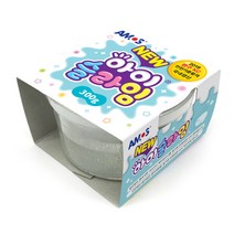 7000 아모스 NEW 아이슬라임 300g/ 투명 하늘 핑크 액체괴물 슬라임, 300g
