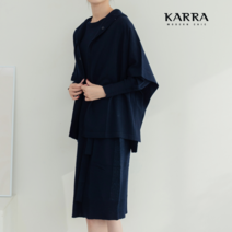 [카라] KARRA (77까지)글리터라인울니트원피스 가디건 벨트3SET_KB2WSE003M