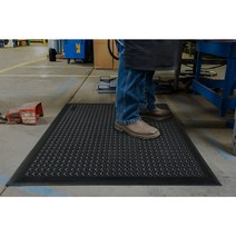 피로방지매트 고무매트 산업 안전 작업장 미끄럼방지 발매트, 90×150cm