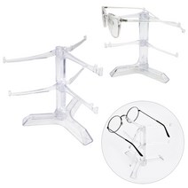 안경 진열대 거치대 받침대 스탠드 선글라스 투명 2단 안경진열장 안경트레이