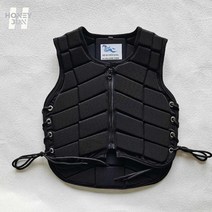 승마보호대 승마조끼 낙상방지 훈련조끼, 흑색성인L 신장170-175cm + -