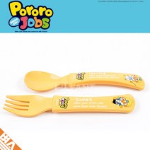 뽀뽀로 돌아기 스푼포크 친환경 옥수수 숟가락 포크