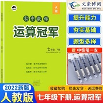 2022년판 중학교 산수챔피언 78학년 1권 2권 수학전문가 구술문제카드 스프린트 기말고사 1 2학년 상하권 1차원 방정식의 동시연습 유리수 혼합연산 연습문제, Seven Math Champion Persona