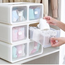 모던 심플 다용도 정리수납박스 블럭 서랍 칸막이 속옷 양말 정리함 블럭형정리함 다용도양말정리함 다용도속옷정리함 서랍형정리함 칸막이정리함 속옷양말정리함 집안정리정돈 플라스틱서랍장 수납정리함, 화이트(12칸막이)