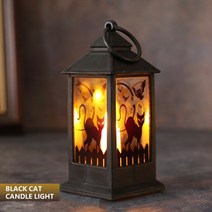 할로윈 장식 조명 홈 랜턴 Led 촛불 티 라이트 양초 크리스마스 트리 산타 클로스 엘크 램프 커스트, [01] 1Pcs, [02] 02